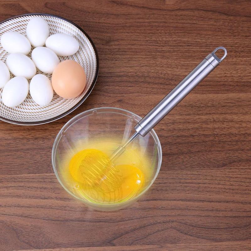 Handheld Stainless Steel Egg Mixing Blender Cream Cake Whisk Mixer Tool - ebowsos