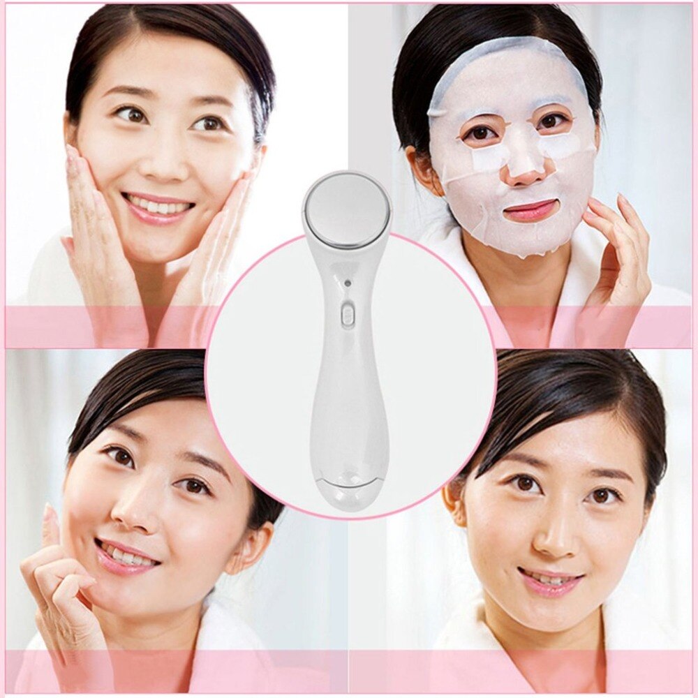Handheld Vibration Ionic Massager Deep Pore Cleaning Massage Facial Spa Tool Skin Care Beauty Instrument women face care remover - ebowsos