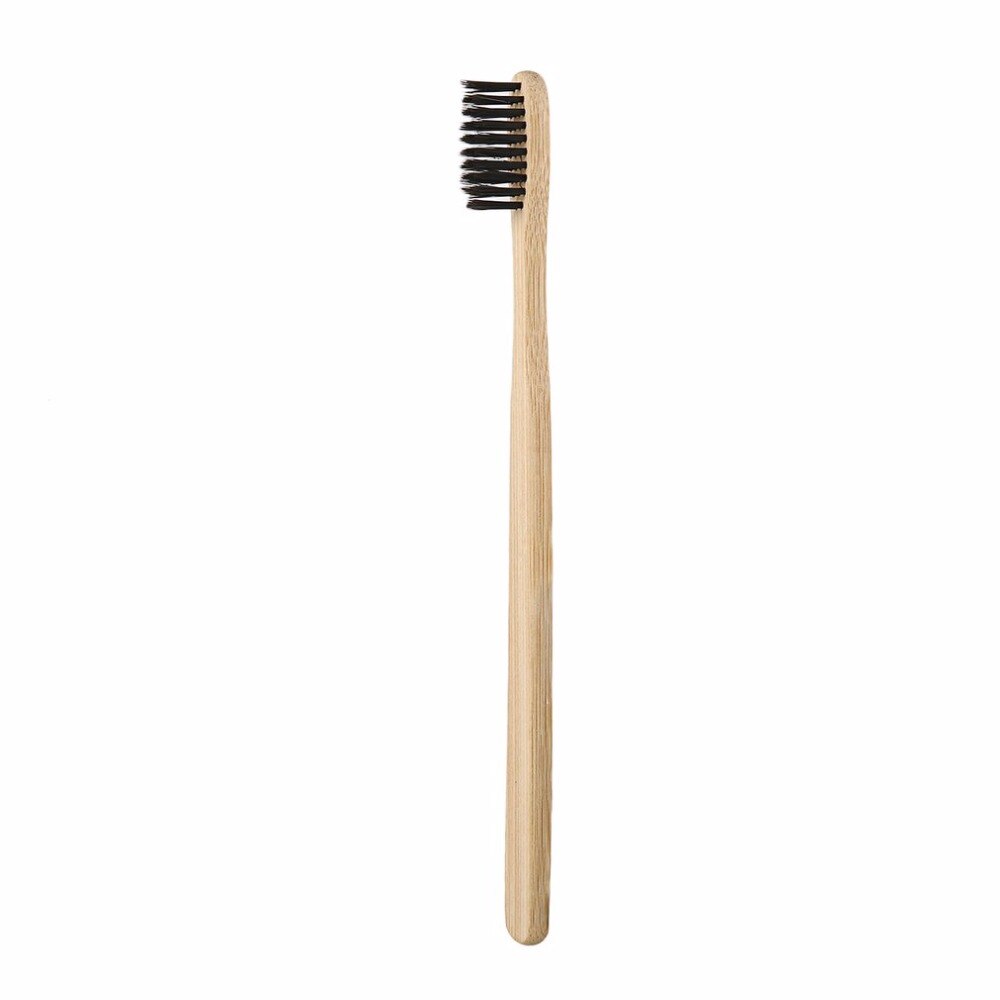 Handmade Comfortable Natural Environmental Long Lasting Toothbrush Bamboo Handle Toothbrush Charcoal Bristles Health Oral Care - ebowsos