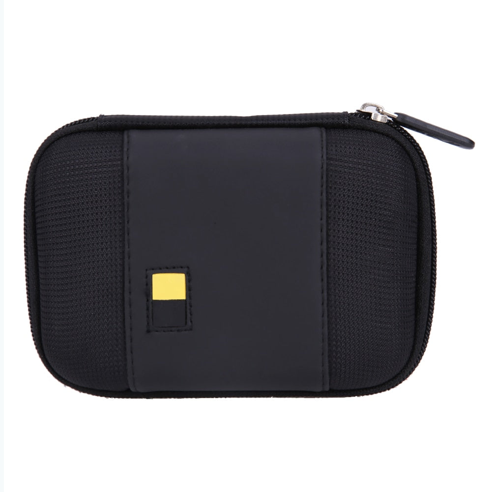 Hard EVA PU Carrying Case Bag HDD Protector Case Hard Pouch Carrying Case Bag for 2.5 inch Portable External Hard Drive - ebowsos