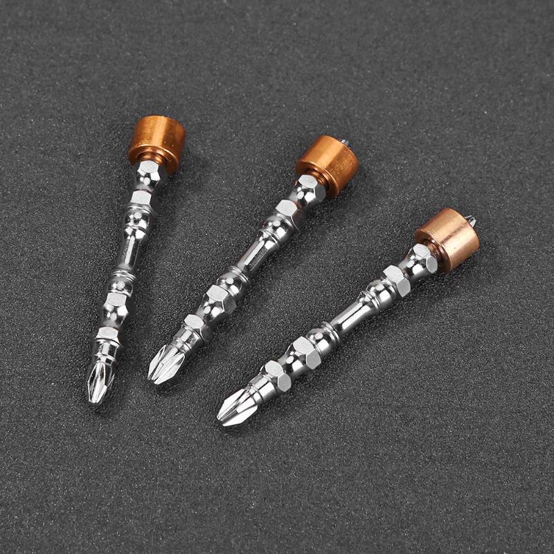 Hardness Magnetic Phillips Electric Screwdrive Double Head Phillips Electric Screwdriver Screw Driver Bits Set with Magnet - ebowsos
