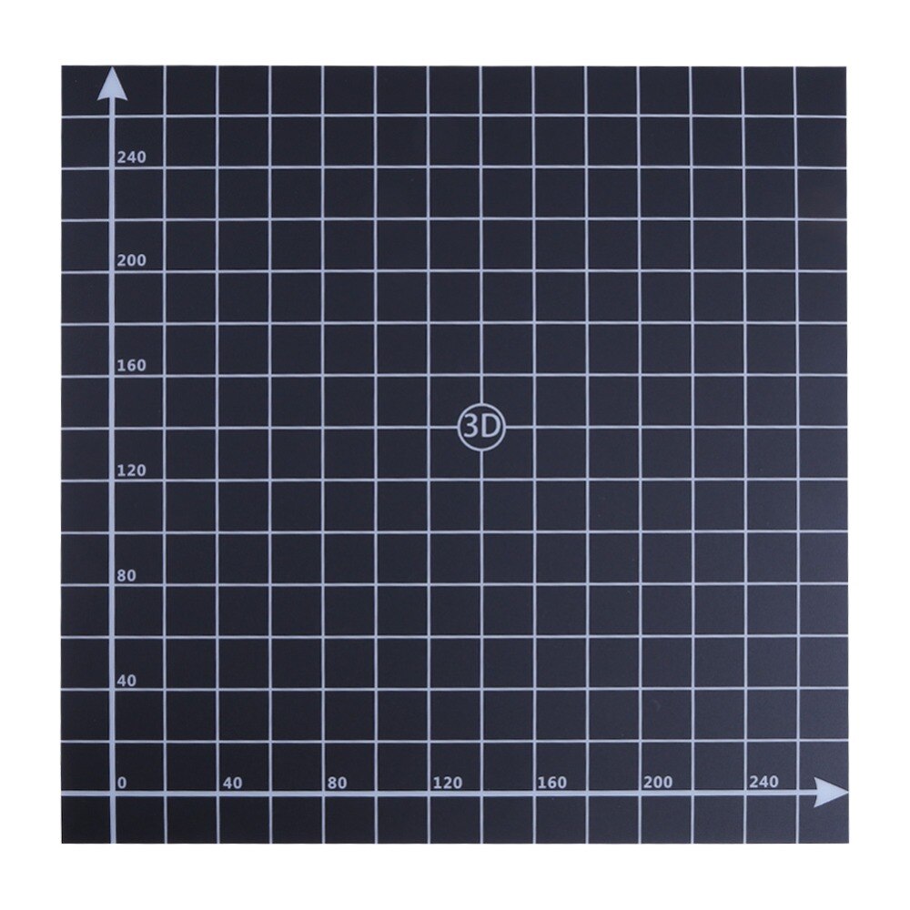 Heat Bed Sticker 220x220mm/300x300mm Coordinate Printed Hot Bed Sticker  Tape Accessory for 3D Printer - ebowsos