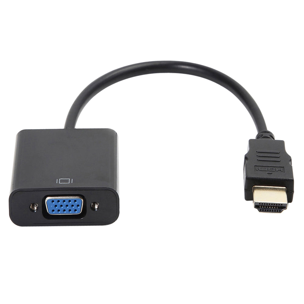 High-Definition Resolution 1080P HDMI Male to VGA Female Video Converter Adapter Cable for DVD PC Computer Desktop Laptop Tablet - ebowsos