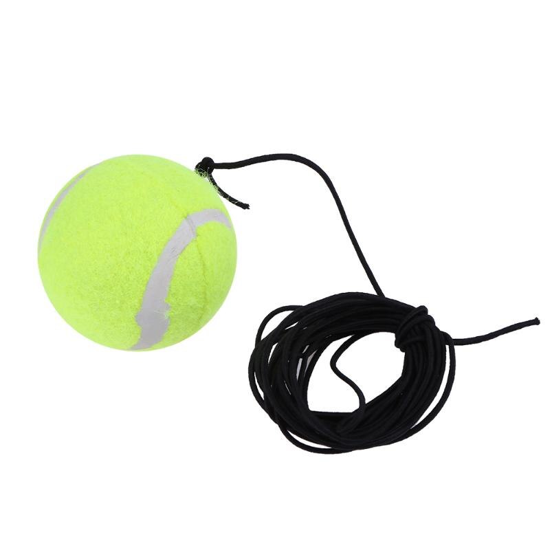 High Elasticity Tennis Balls Sports Tournament Outdoor Fun Cricket Dog Self-Study Woolen Training Tennis Ball Detachable String-ebowsos
