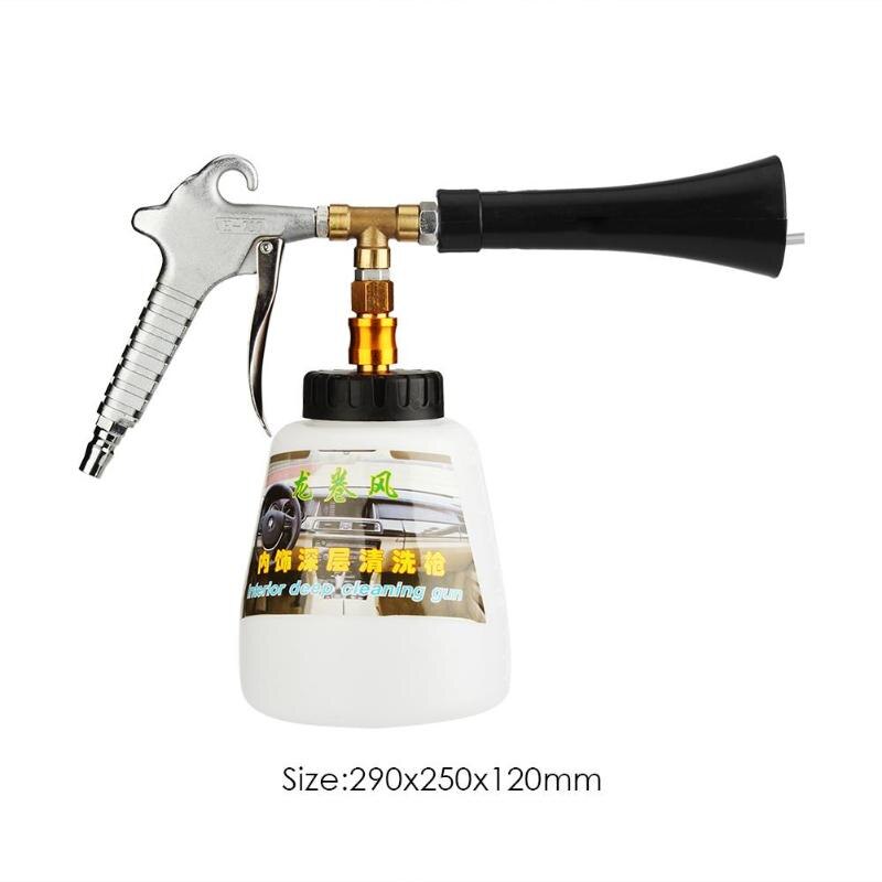High Pressure Car Wash Gun Portable Interior Deep Cleaning Foam Gun Washer Cockpit Care With Brush Air Operated Drop Shipping - ebowsos