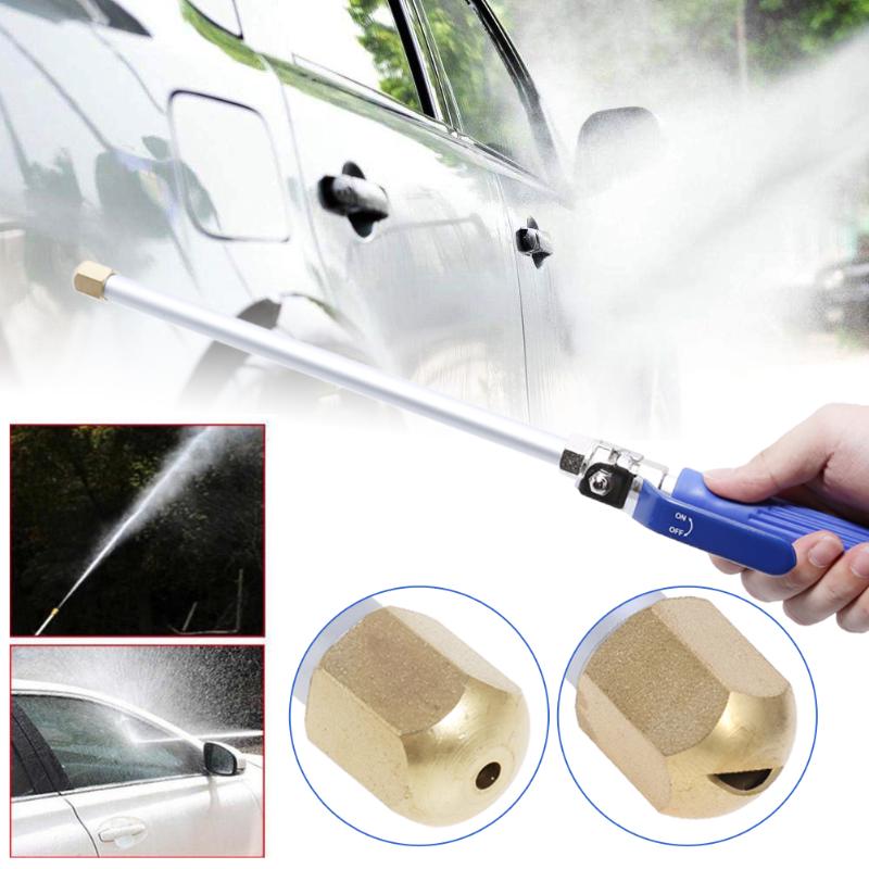High Pressure Power Washer Spray Nozzle Water Hose Wand Attachment Garden Sprinklers Washer Water Gun Cleaning Tools Washer - ebowsos
