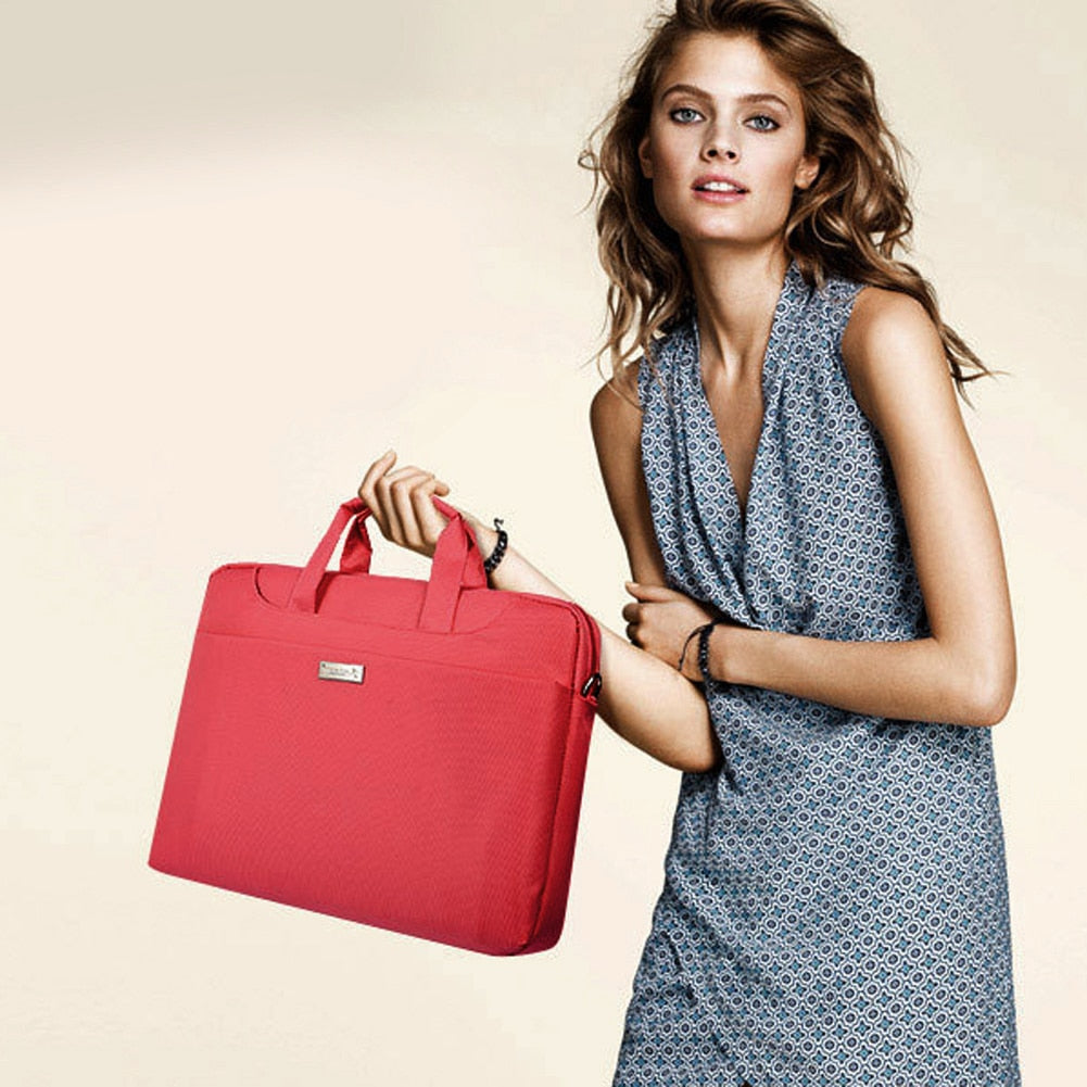 High Quality 15'' inch Men Computer Bags Laptop Handbag Women Business Briefcase Shoulder Messenger Notebook Bag Laptop bag - ebowsos