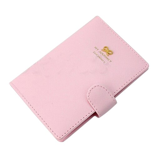 High Quality Simply Travel Wallet Passport Cover Credit Business Card Holder Bowknot Passport Holder Protect Women Purse - ebowsos