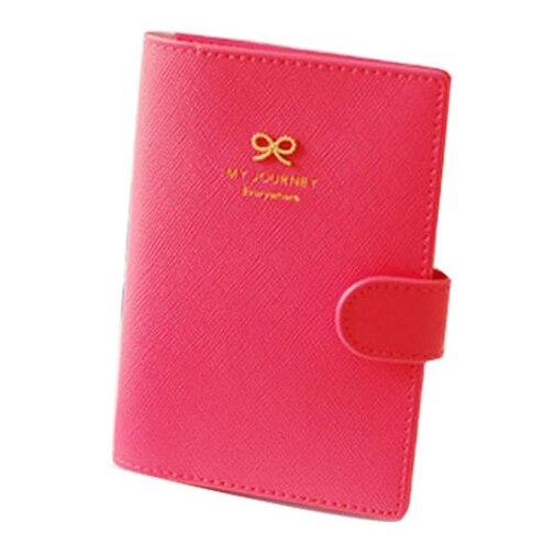 High Quality Simply Travel Wallet Passport Cover Credit Business Card Holder Bowknot Passport Holder Protect Women Purse - ebowsos