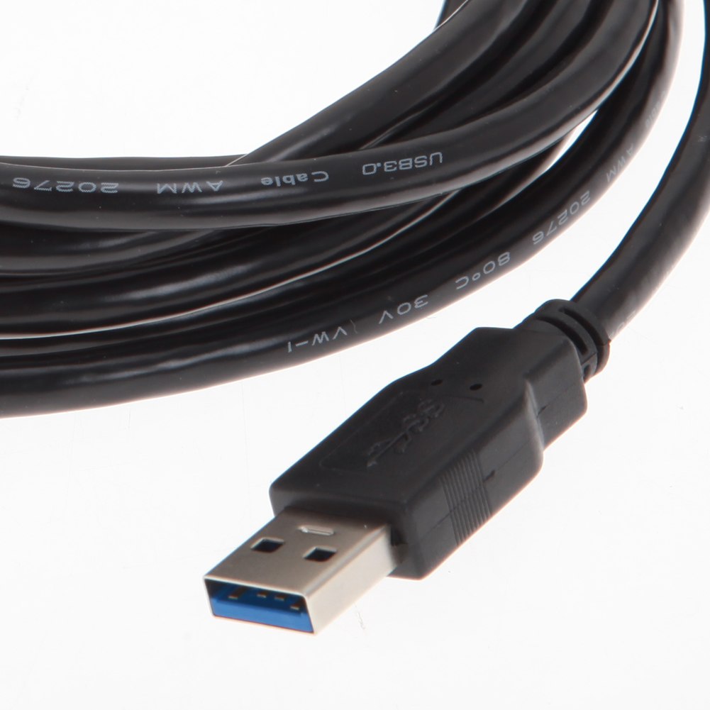 High Quality Wholesale Black 3M USB 3.0 A Male to A Female Extension Cable Cord For PC Laptop - ebowsos