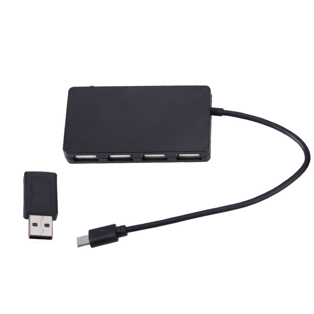 High Speed 4 Port Micro USB Hub Charging Power OTG Hub Adapter Cable For Samsung Galaxy S3 S4 Nexus 7/8/9/10 Tablet - ebowsos