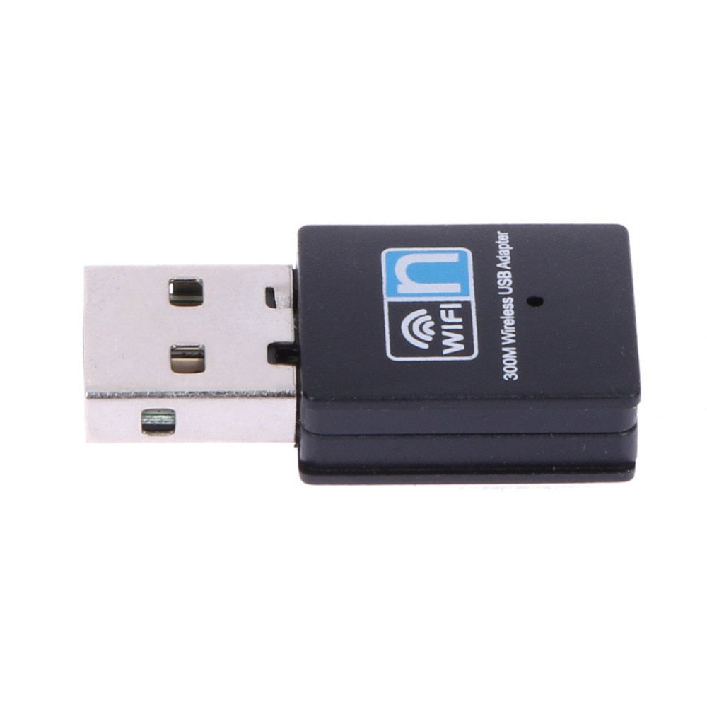 High Speed Wireless Adapter 300Mbps Mini USB Wifi Wireless Dongle Adapter 802.11 B/G/N Network Card LAN Dongle High Quality - ebowsos
