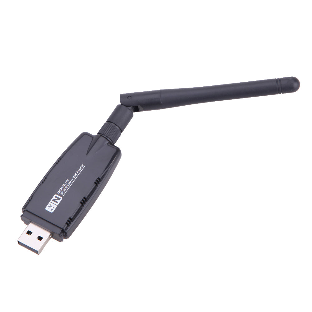 High Speed Wireless USB Adapter 300Mbps 2.4GHz USB Wireless Adapter WiFi Lan Network Card IEEE 802.11b/g/n Antenna For PC - ebowsos