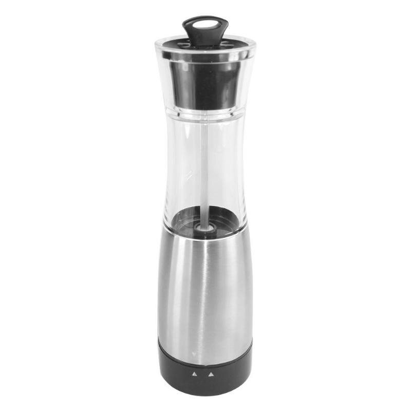 High quality Electric Stainless Steel Electric Salt Pepper Mill Spice Grinder Muller Kitchen Tool - ebowsos