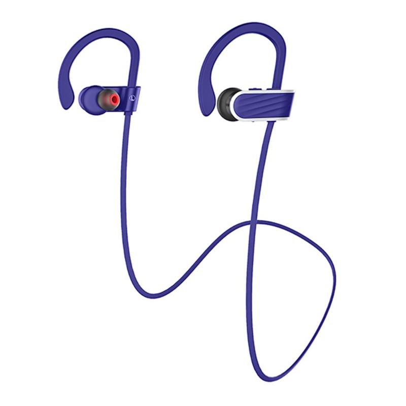ES7 Sport Running Bluetooth Earphone Earhook Noise Cancelling IPX4 Waterproof Wireless Headphone Headset with Mic Promotion - ebowsos