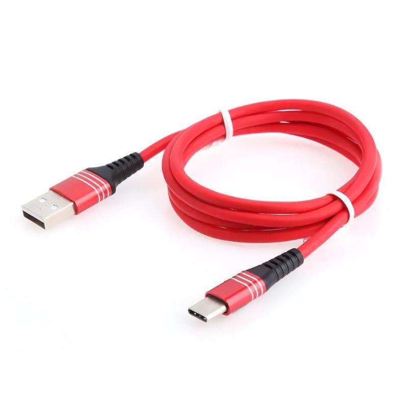 U46 Type-C Silicone TPE 1m Data Sync Charging Cable Wire Cord for Huawei Samsung Xiaomi Android Phones High Quality Cable - ebowsos