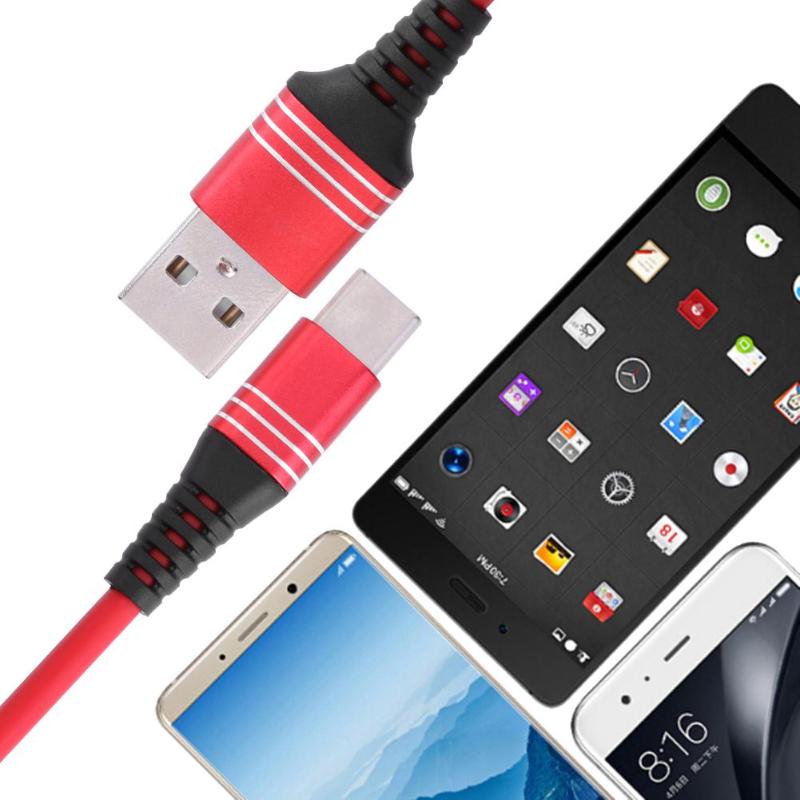 U46 Type-C Silicone TPE 1m Data Sync Charging Cable Wire Cord for Huawei Samsung Xiaomi Android Phones High Quality Cable - ebowsos