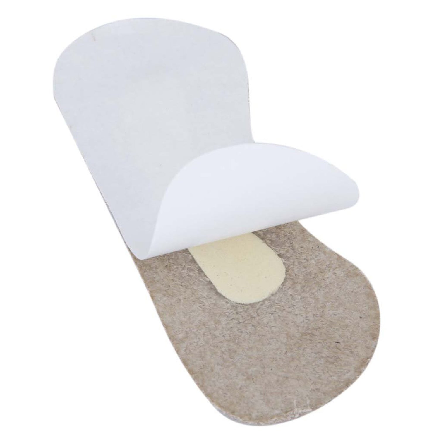 Hot-1 Pair of Lambskin Back-of Artificial Heel Protector Shoe Pads, To Prevent Bubbles - ebowsos