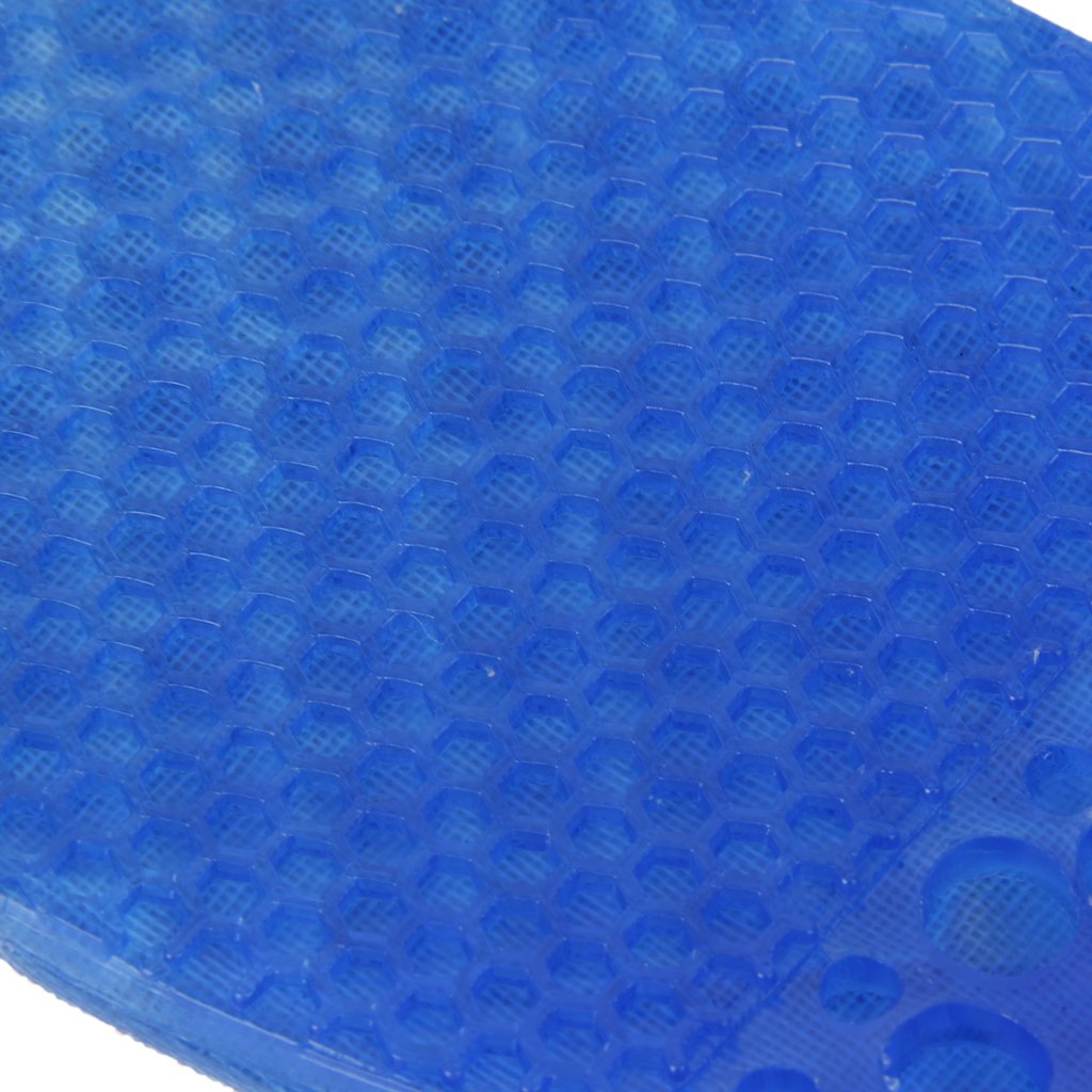 Hot-1 pair Shoe Pads Blue Detachable 2 layers Height Increase Gel Insoles Shoe Pads for Men 5cm - ebowsos