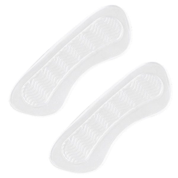 Hot-3 Pairs Transparent Silica gel Self Adhesive Soft Foot Care Protector Insole Liner Heel Shoes Back Pads - ebowsos