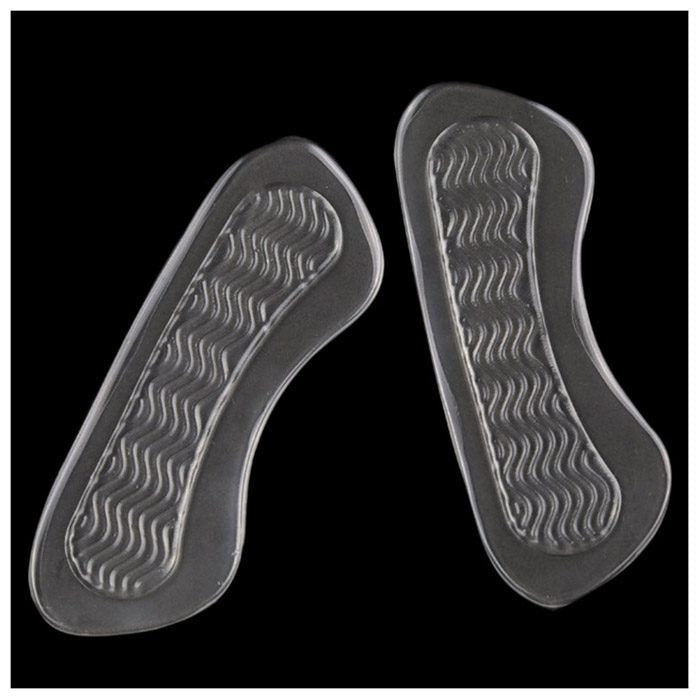 Hot-3 Pairs Transparent Silica gel Self Adhesive Soft Foot Care Protector Insole Liner Heel Shoes Back Pads - ebowsos