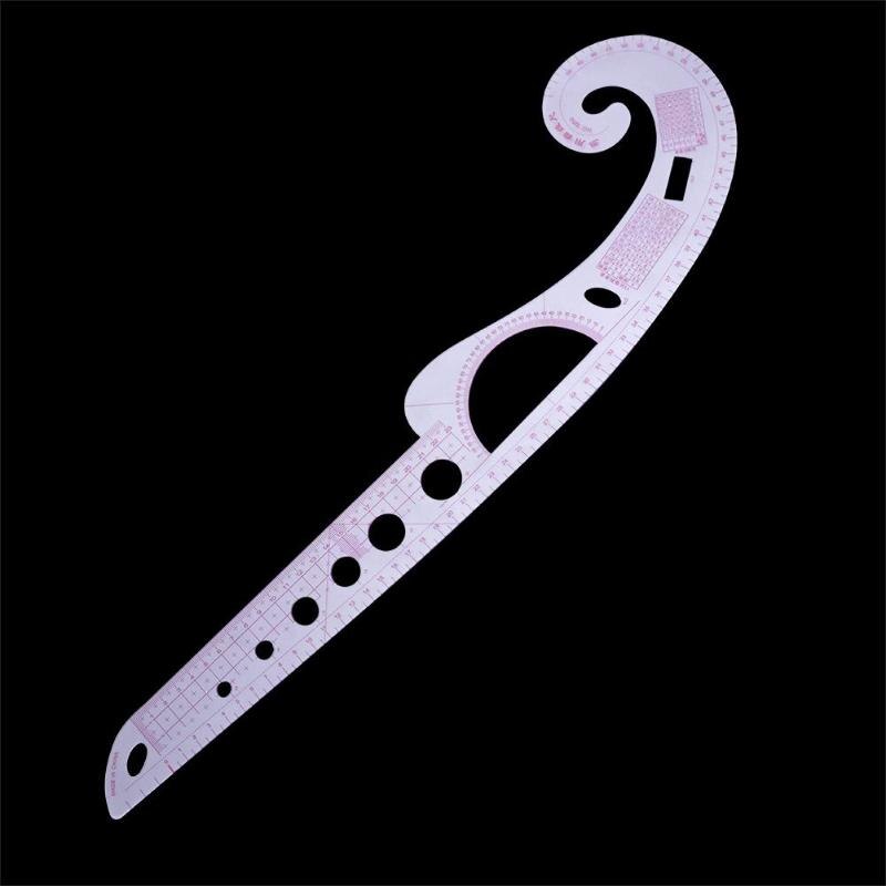 Hot ABS Sewing Tools Soft Plastic Comma Shaped Curve Measure Tailor Ruler Styling Design Ruler for Clothing Making Dropshipping - ebowsos