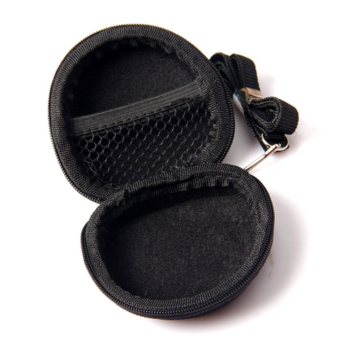 Hot- Carrying Hard Zip Case Bag Pouch for Earphone Headphone iPod MP3 - ebowsos