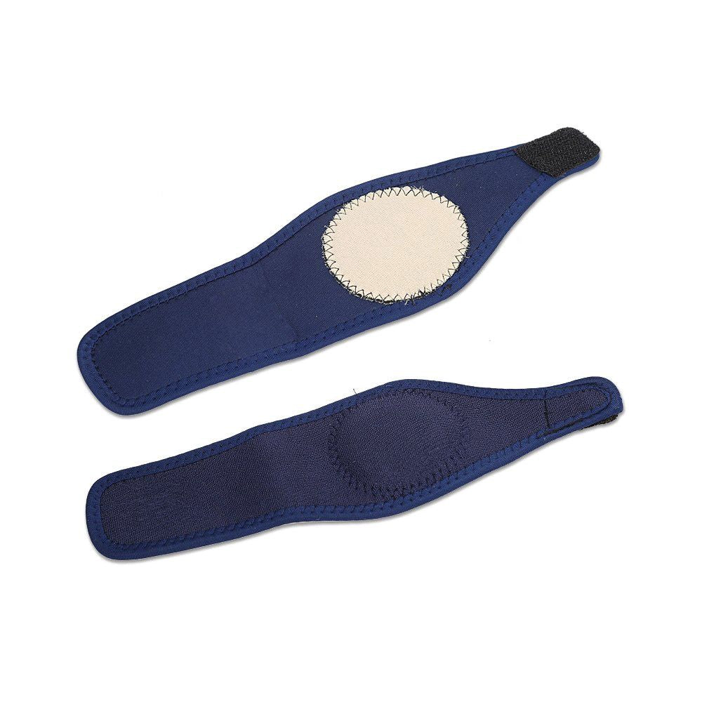 Hot-Hidden Breathable Elastic Blue Silica Gel High Arch Orthotics Bandage for Protect Transverse Arch Flat Foot - ebowsos