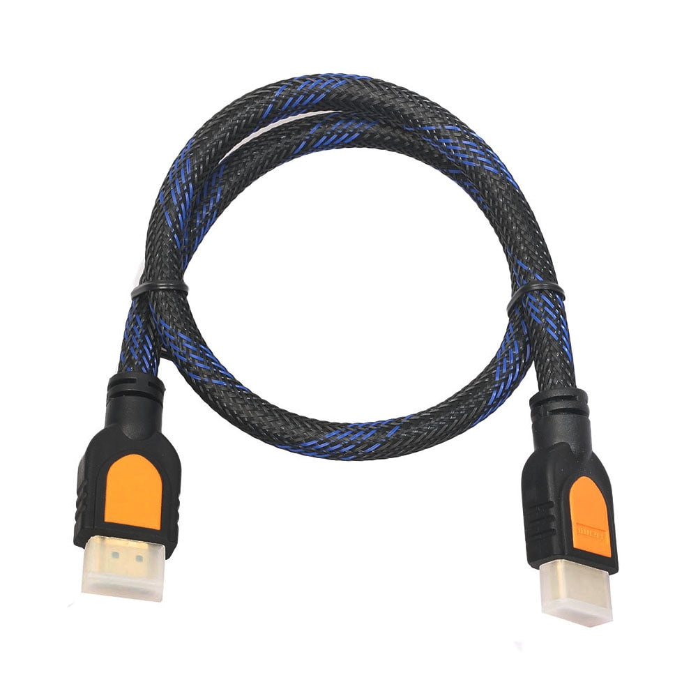 Hot Sale 0.5M 2k 2160P HDMI 2.0 Cable Gold Plated with Ethernet 3D for HDTV PS3 High Quality - ebowsos