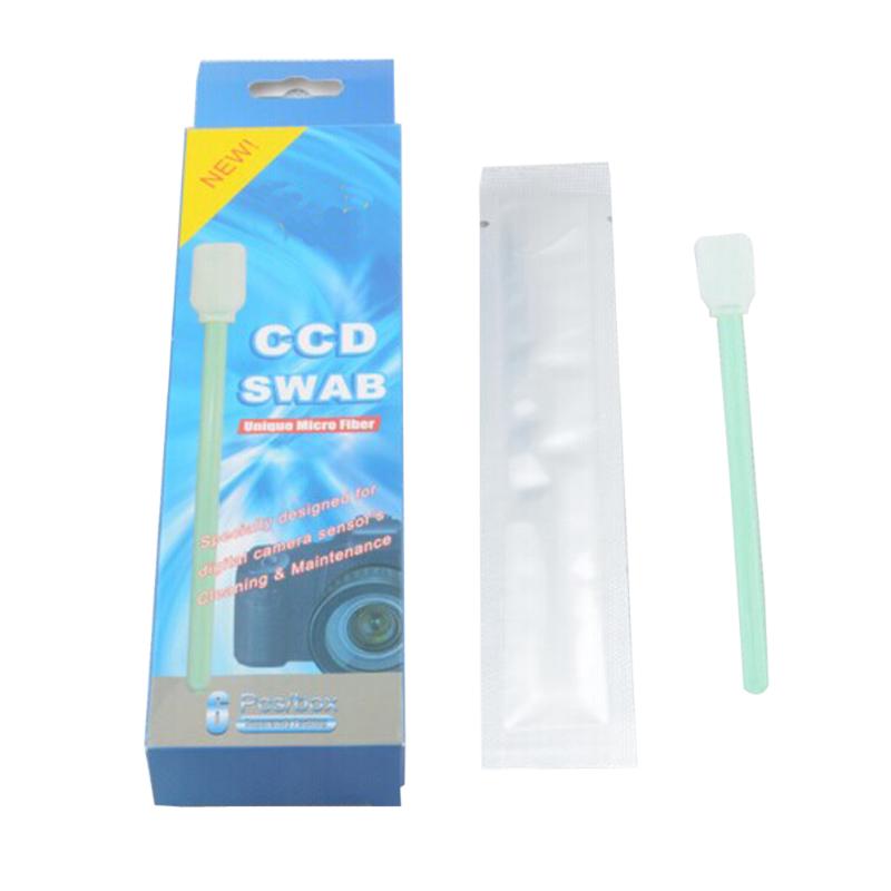 Hot Sale 6pcs Camera Lens Cleaning Kit CCD COMS Wet Sensor Cleaning Swab Cotton for Nikon Canon Sony Pentax Camera - ebowsos