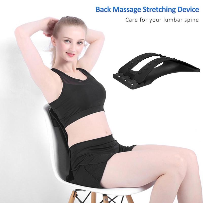Hot Sale Back Massage Stretching Device Back Massage Board Prevention Lumbar Disc Herniation Brace for Home Office Parts-ebowsos