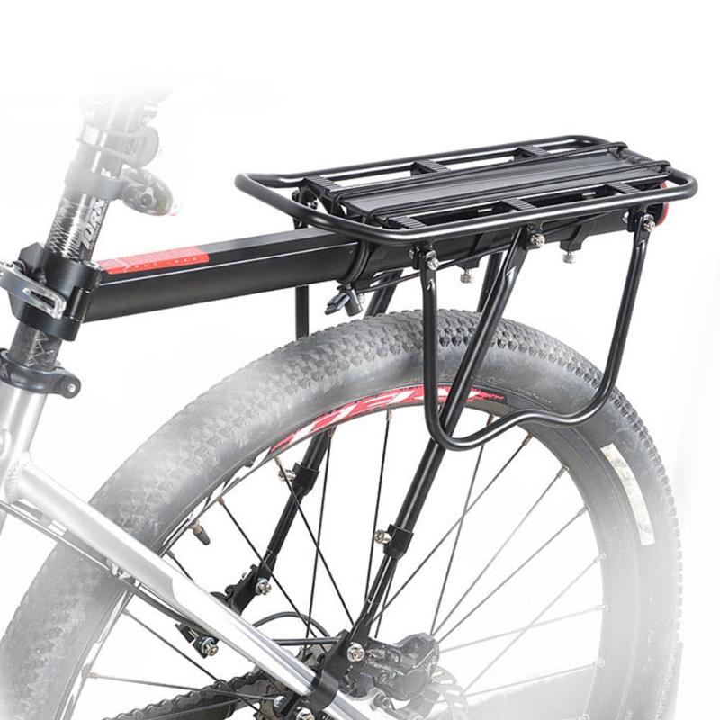 Hot Sale Bike Rear Seat Shelf Solid Color Classic Delicate Texture Bicycle Back Seat Luggage Carrier Rack Cycling Accessories-ebowsos