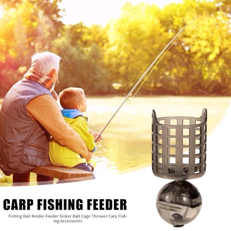 Hot Sale Fishing Feeder Skillful Manufacture Fishing Bait Cage Connector Sinker Feeder Bait Holder Carp Fishing Accessories-ebowsos
