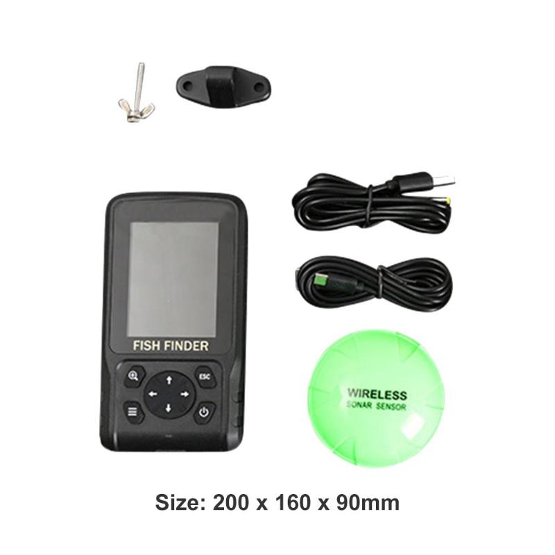 Hot Sale Fishing Finder Tools Delicate Design Wireless Portable Depth Sonar LCD Fish Finders Echo Sounder Fishing Finder Tools-ebowsos