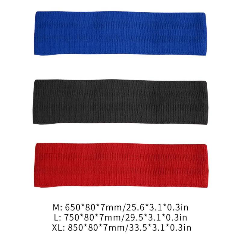 Hot Sale Hip Band Anti-Skid Interior Widening Thickening Deep Squat Elastic Bands Sports Yoga Slimming Fitness Hip Loop Gym-ebowsos