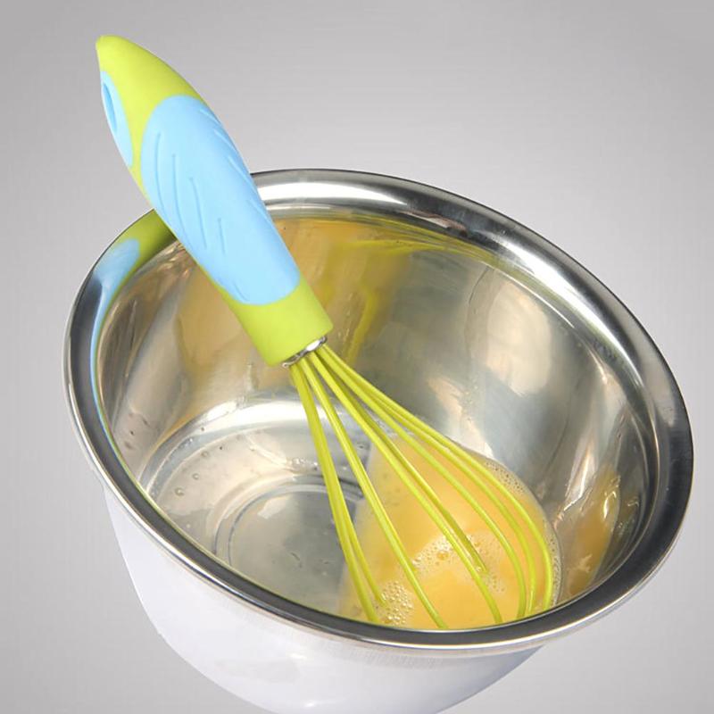 Hot Sale Semi-automatic Mixer Egg Beater Manual Self Turning Stainless Steel Whisk Hand Blender Egg Cream Stirring Kitchen Tools - ebowsos