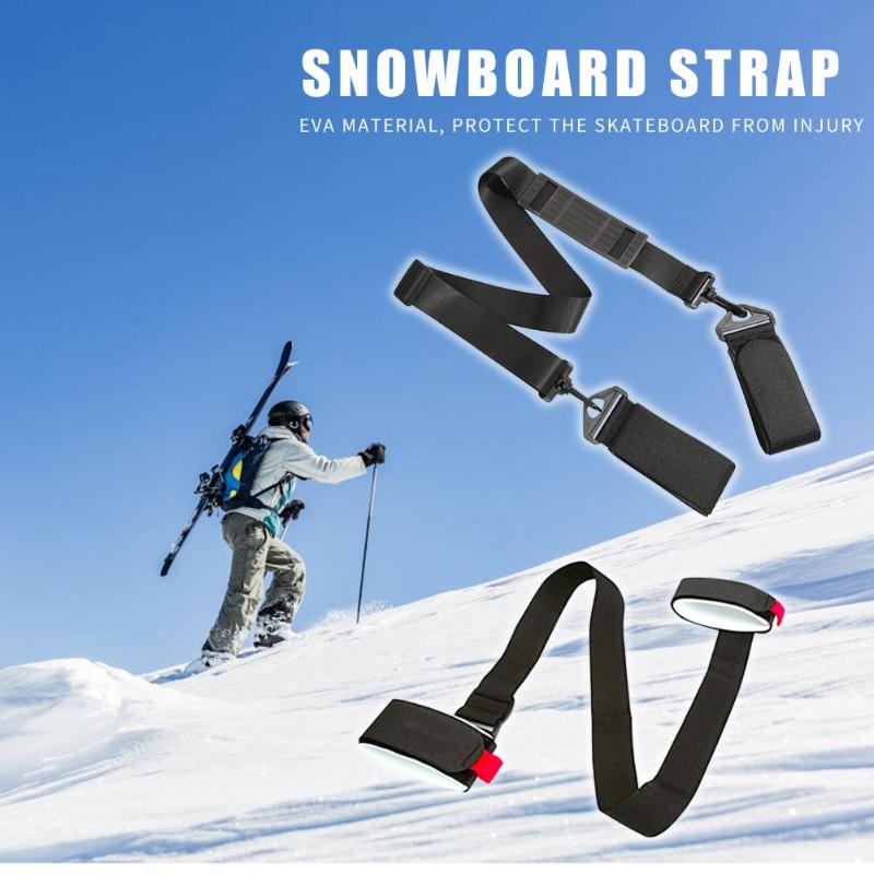 Hot Sale Skiing Handle Strap Classic Delicate Adjustable Ski Handle Strap Skiing Pole Shoulder Hand Carrier Lash Handle Straps-ebowsos