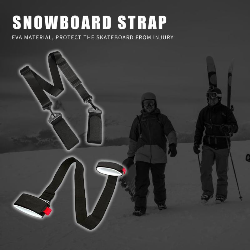Hot Sale Skiing Handle Strap Classic Delicate Adjustable Ski Handle Strap Skiing Pole Shoulder Hand Carrier Lash Handle Straps-ebowsos