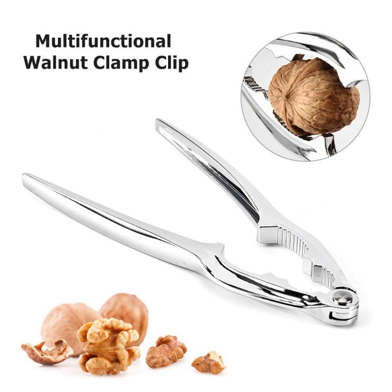 Hot Sale Walnut Sheller Walnut Pecan Nut Clip Chestnut Clamp Pliers Opener Sheller Aluminum Alloy Kitchen Tool Supplies - ebowsos