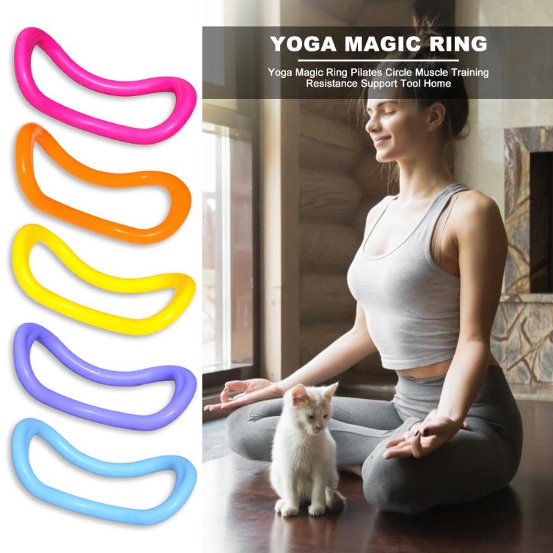 Hot Sale Yoga Magic Ring Pilates Circle Muscle Training Beautiful Legs Pilates Circle Resistance Support Tool Equipment-ebowsos