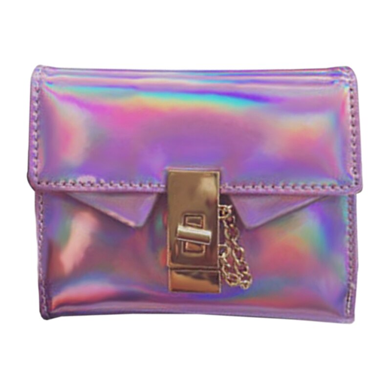 Hot sale Women Fashion Hologram Handbag Laser-Coin Purse Wallet Card Holder Bag - ebowsos