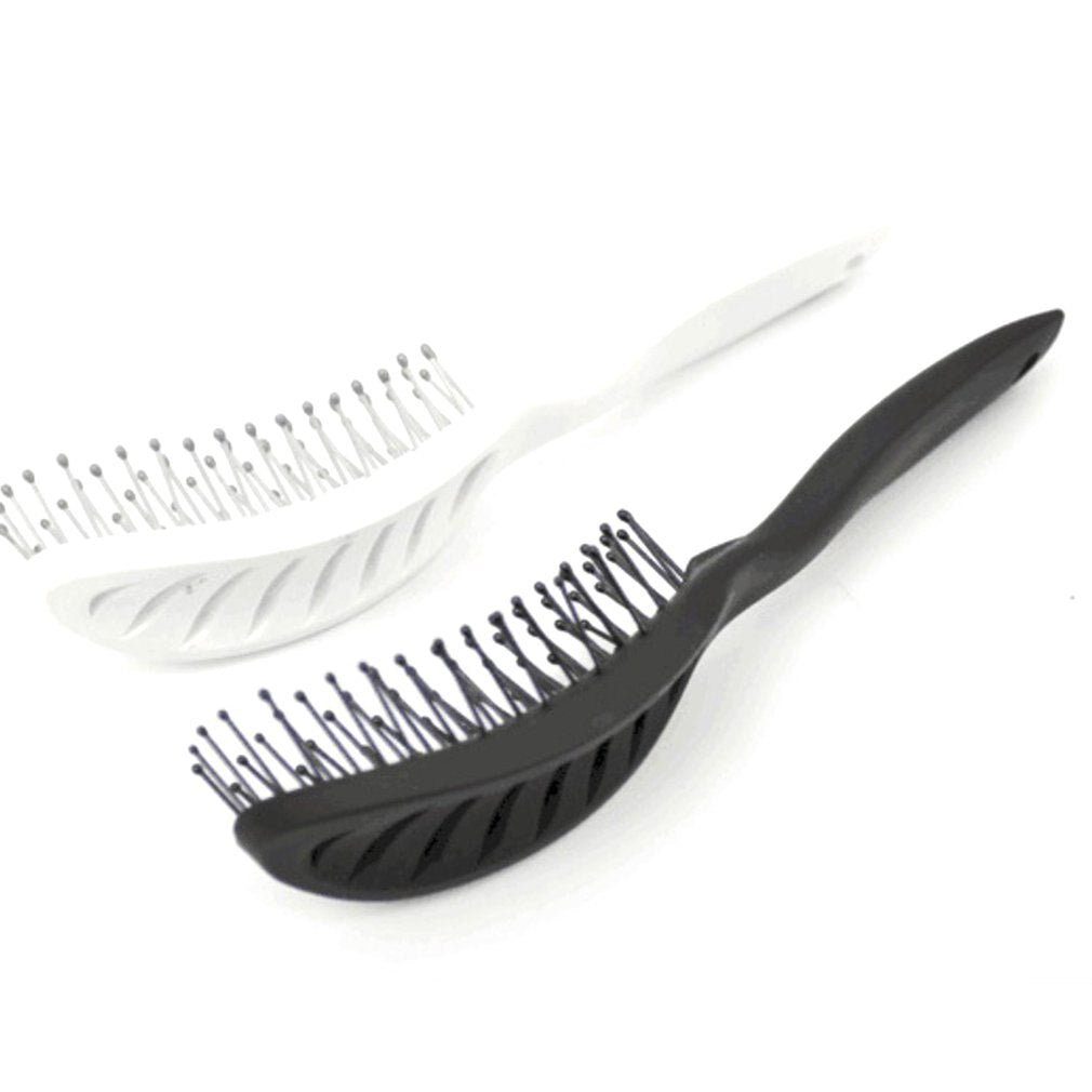 Household Hair Comb Comb Type Scrub Ribs Professional Hairdressing Tools Anti-static Massage Comb Hair Comb Plastic - ebowsos