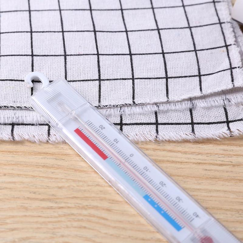 Indoor Household Fridge Dial Thermometer Freezer Refrigerator with Hook ABS Mini Temperature Meter temp measurement tool hook - ebowsos
