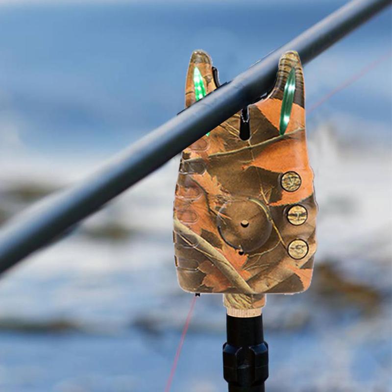 JY-57 Wireless Electronic Fishing Bite Alarm Kit With 8 LED Indicator MUltifunction New Electronic Components Fishing Tools-ebowsos