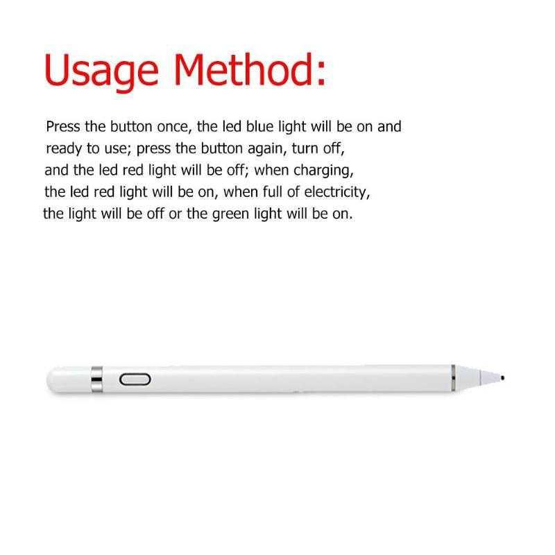 K818 Rechargeable Active Capacitor Pen Drawing Writing Touch Screen Pen for Tablet Smart Phone Active Capacitor Pen HIgh Quality - ebowsos