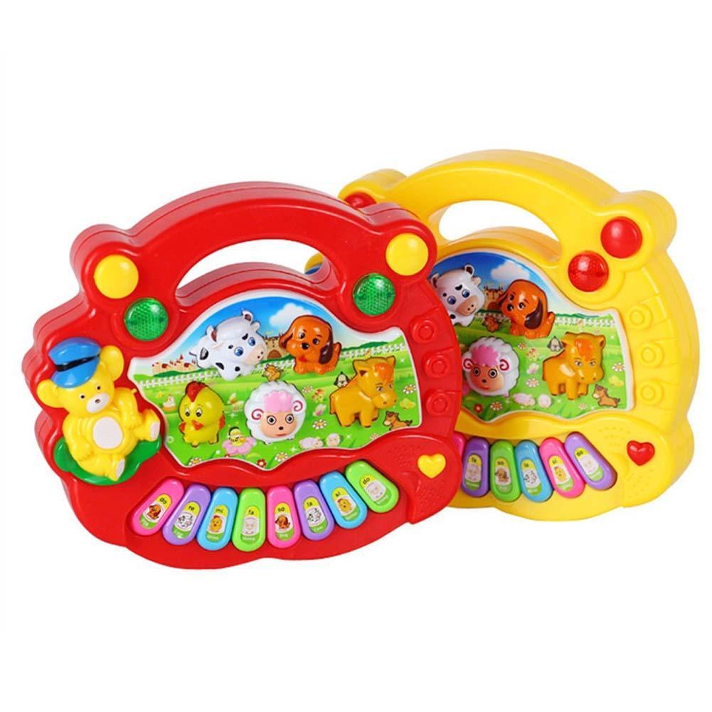 Keyboard Music Toys Musique Enfant Baby Kids Animal Farm Baby Piano Sound Development Educational Musical Instrument-ebowsos