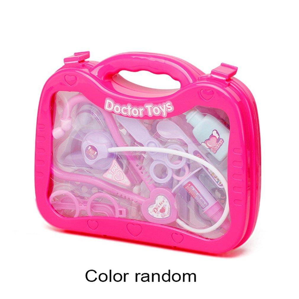 Kids Children Role Play Doctor Nurses Toy Medical Set Kit With Hard Carry Case-ebowsos