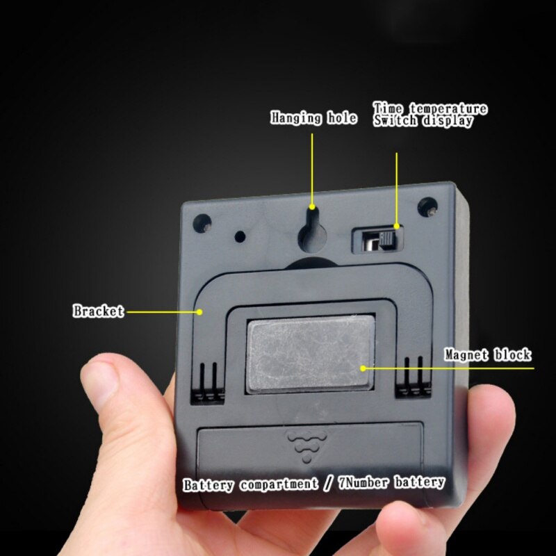 Kitchen Digital Oven Thermometer Food Cooking Meat BBQ Probe Thermometer With Timer Water Milk Temperature Cooking Tools - ebowsos