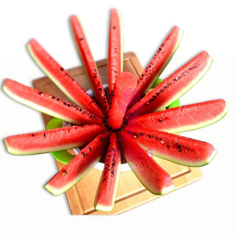 Kitchen Practical Tools Creative Watermelon Slicer Melon Cutter Fruit Cutting Using High Quality 410 Stainless Steel Material - ebowsos