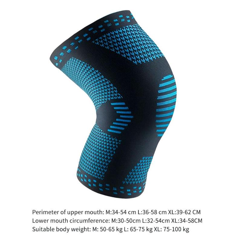 Knitting Breathable Slip-proof Leg Protector Gym Sports Cycling Knee Knitting Technology of Fine Polyester Fiber Pads Sleeve-ebowsos
